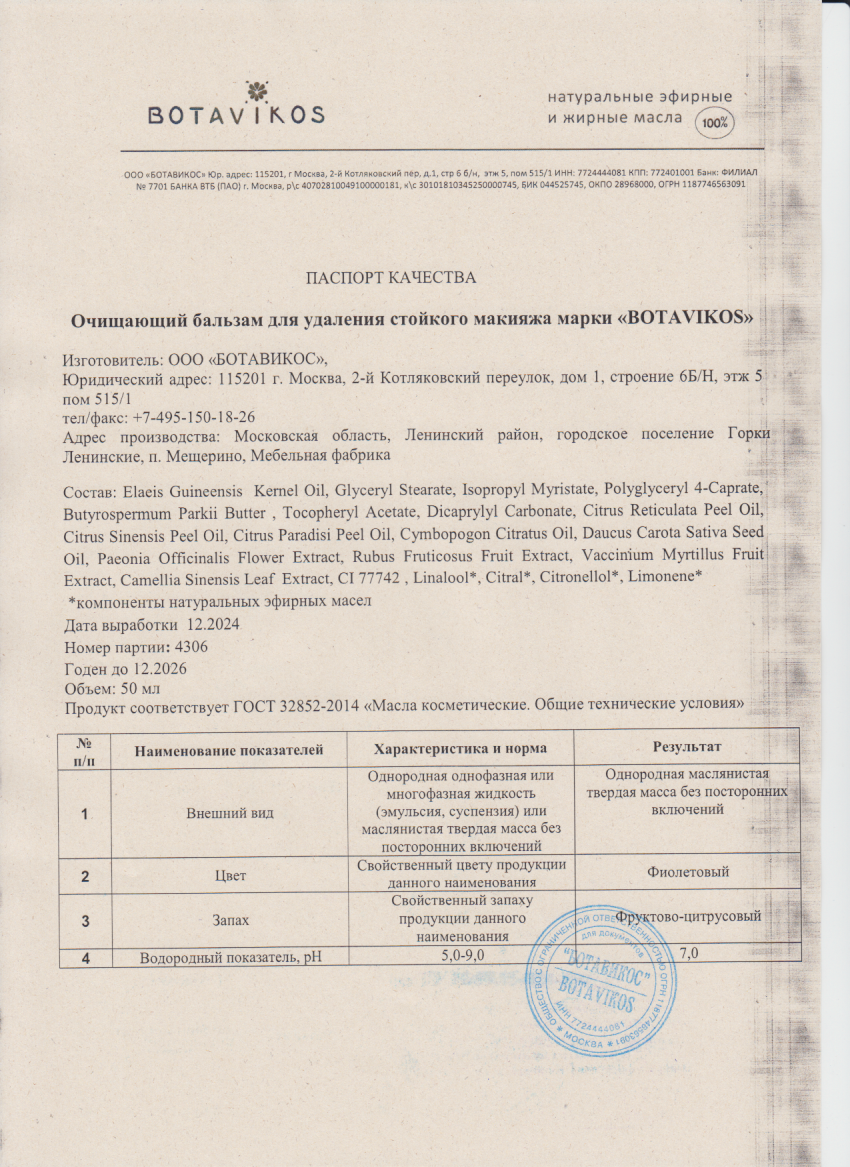 Паспорт №122024